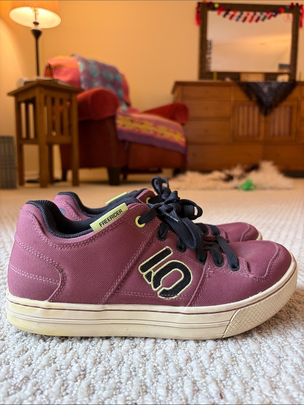 Adidas Five Ten Women's Mountain Biking Maroon Freerider Shoes